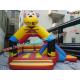 Monkey Commercial Bouncy Castles , Moonwalk Bouncer CE Blower For Children
