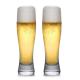 398ml Handmade round Beer Glass  Clear Pilsner Glass With Thick Bottom