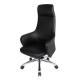 70mm Cylinder Swivel Leather Adjustable Height Office Chair SGS BIFMA