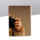 8K Golden Decor 3D Wall Mirror Stainless Steel Sheet 202 304 Embossed
