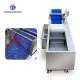 250KG Large vegetable cleaning machine multi-functional stainless steel fruit and vegetable bubble brush cleaning