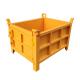 Foldable Galvanized 1.0mm Thickness 48KG Metal Pallet Container