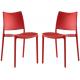 Modern Restaurant Plastic Furniture Garden Polypropylene Plastic Stackable Dining Chairs