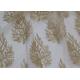 Embroidered Tree Gold Sequin Lace Fabric By The Yard For Wedding Bridal Evening