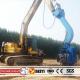 BEIYI Excavator hydraulic pile driver hammer for sheet pile attachments