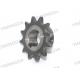 Wheel 1 / 2  x 3 / 16  12 Teeth textile machinery parts 100-001-020