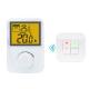 Non - programmable White Color Wireless RF Room Thermostat For Heating Control