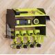 Garage Workshop Drill Bit Storage Shelf with Screws Box Pegboard Power Tool Organizer