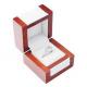 Elegant Jewelry Handmade Wooden Boxes , Solid Wood Jewelry Box With Long Lasting Leatherette