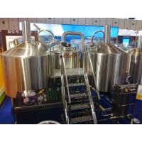 SUS 304 Craft Beer Brewing Equipment 1000L Brewing System With ISO CE Certificated