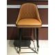 Comfortable Sitting Flat Sewing 109cm Wrought Iron Bar Chair