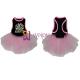 Tulle Ruffles Small Dog Dresses Sleeveless And Loose Round Collar pink dog dress