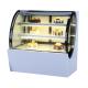 Artificial Marble Refrigerated Cake Display Showcase secop compressor with R404 gas