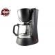 Mini Basic Drip Coffee Maker 4 Cups 0.6L Glass Jug for Room Removable Filter