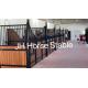 Customized Size 14 Foot Horse Stall Fronts Infill Bamboo Steel Frame