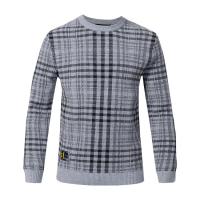 Breathable Mens Knit Pullover Sweater Round Neck For Autumn / Winter
