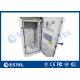 27U 19 Inch Rack Outdoor Communication Cabinets With Front And Rear Door