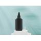 Pet Square Flat Spray Fine Mist Bottles 120ml Black for perfume hand sanitizer