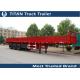 50 Tons - 60 Tons tri - axle side wall cargo semi trailer for Africa market