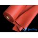 Red Silicone Coated Fiberglass Fabric For Fire Curtain And Flexible Joint