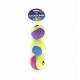 Word of Pets pack of 3 Tennis Balls Dogs Pets Playtime Chew