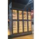 swing door Upright ODM wine Display Refrigerator