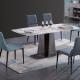 Inorganic 1653 Clay Contemporary Dining Room Sets 160cm Restaurant Table And Chairs