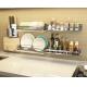 Open Architecture Stainless Steel Kitchen Rack Extra Durability For Easy Access