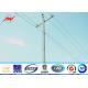 12m 1250DAN Steel Utility Pole GR65 Material For Togo Electric Distribution
