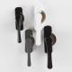 Sliding Window Handle with 27mm Height and Modern Black Painting Surface Treatment