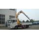 Diesel Powered Variable Speed Truck Mounted Crane 4T 5T 6.3T knuckle crane boom lorry vehicle