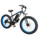 16000mAH 26 Inch Fat Tire Electric Bike 80km Pedal Assist Mode 12.5mps