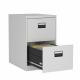 Lockable 2 Drawers Office File Storage Cabinet With Simple Handle