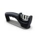 BSCI Approved Portable Cooks Knife Sharpener Three V - Shaped Grooves Design