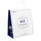 Customized Size Plain White Paper Bags With Handles With Paper Twist Rope Handle