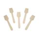 Renewable Disposable Wooden Gelato Spoons Compostable Odorless