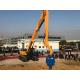 Hyundai Excavator Vibro Hammer  For Sheet Piling 15m Depth