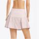 Nylon Womens Golf Clothes Tennis Sports Skort Skirts Pink Printing