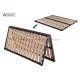 Foil Paper Slatted Foldable Platform Bed Frame , Heavy Duty King Size Platform Bed Frame