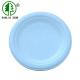 Biodegradable 7inch environmental protection bagasse pulp round plate