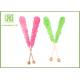 Craft Ideas Decorative Popsicle Sticks , Natural Wood Color Candy Floss Sticks Sterile