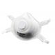 Light Wear Comfortable FFP3 Dust Mask White Color With Two Head Straps