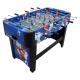 Blue Football Game Table 4FT MDF Soccer Table Color Graphics Design For Indoor