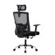 Effortlessly Work with this Adjustable Back Support and Headrest Mesh Swivel Office Chair