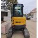 Sany SY35U SY26U SY50U Mini Excavator 100% from 0 Working Hours 3780 KG Machine Weight