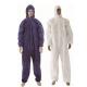 Non Woven Disposable Hooded Coveralls , OEM Disposable Protective Suit