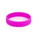 chinese silicone bracelet factory offer customized colors pink wristbands