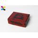 Red and Black Printing Custom Packaging Boxes With White E-flute Corrugated Paperboard