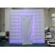 Portable Oxford LED Light White Inflatable Wedding Photo Booth With Remote Control