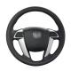 PU Black Leather Customized DIY Steering Wheel Wrap For Honda Accord 8 Pilot 2008 2009 2010 2011 2012 2013 2014 2015